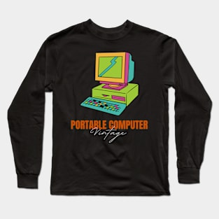 Vintage computer Long Sleeve T-Shirt